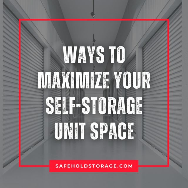 📦 Once you rent a storage unit, one of the most important steps you can take is making sure you efficiently use all the space you’re paying for. The more you can fit into your storage unit, the more space you’ll have in your home or business. However, you cant just cram everything into your unit and hope it works out. All your stuff has to be arranged so you don’t damage your items and so you can maneuver within your unit to retrieve items when they’re needed.
Fortunately, we have some steps you can take to ensure you make the most of your available storage space.
1️⃣ Map out your storage space: Doing this will give you a plan of action prior to packing your unit.
2️⃣ Put largest items inside first: This will help you identify any problems before packing your unit.
3️⃣ Store your things vertically: This will help you maximize your available storage space.
4️⃣ Make use of shelving: If allowed, implement some shelving to assist with the storage of smaller items.
5️⃣ Stack boxes on pallets: This will help protect your items from water damage/moisture.
📌 Looking for a place to store some stuff? Visit us online via our website (LINK IN OUR BIO). 
#selfstoragetips #selfstorage #rentstorage #storageunits #rentalspace #safeholdstorage #sacramento