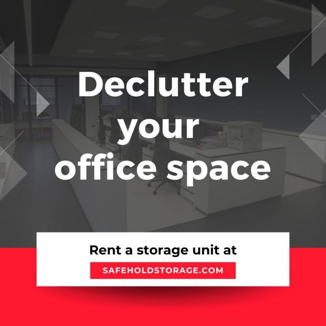 💼 A tidy and well-organized workplace boosts productivity and fosters a healthy work atmosphere. But let’s face it, finding storage space within your existing office space might prove difficult. This is where a self storage unit can come in handy. Within your storage unit you can store things like excess or seasonal inventory, office furniture and documents.
📌 To browse our available storage units, visit us online via our website (LINK IN BIO). 
#selfstoragetips #selfstorage #rentstorage #storageunits #rentalspace #safeholdstorage #sacramento
