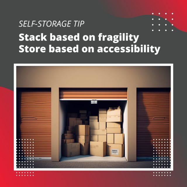 🤔 Here’s a useful self-storage tip for everyone! For an efficient way to maximize your storage unit, stack your boxes based on fragility and store your boxes based on accessibility.
To prevent items from crushing down on each other, place boxes with the heaviest items at the bottom. Move boxes up as belongings get lighter and more fragile (just don’t stack too high). Also, keep the items you anticipate you’ll be needing more frequently near the front of your storage unit or where they are most easily accessible. Lastly, fill your storage unit from the inside out, leaving a passage aisle for yourself. This will make it easier to reach boxes while removing goods from your unit.
💡 Found these tips useful? Don’t forget to like this post and follow us for more self storage related tips and information!
#selfstoragetips #selfstorage #rentstorage #storageunits #rentalspace #storagetip #storagehack #safeholdstorage #sacramento