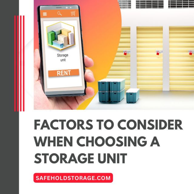 💡 Choosing the right storage unit is crucial to ensuring the safety and accessibility of your belongings. To make the best decision, you should consider these factors:
➡️ Think about the size of the storage unit you need. Make a list of the items you want to store in order to conclude what size you’ll need. You’ll need to make sure your belongings will fit both in terms of width and height.
➡️ Determine how long you're going to use your storage unit. Storage facilities typically offer monthly rentals, but some may have a minimum rental period requirement. When selecting a storage unit, it's important to choose a facility that aligns with your storage duration needs.
➡️ Consider the location of the storage unit. Do you need to access your items frequently? If yes, choose a storage unit close to your home or work for convenience. However, if you are storing your items for the summer, you can explore options outside of urban areas for potential cost savings.
➡️ Make sure to check the security measures of the storage facility. Look for a facility with 24-hour surveillance or an on-site manager to ensure the safety of your belongings.
✨ Don't forget to like this post and follow our page for more self storage related tips and information! Your support is highly appreciated.
#selfstorage #rentalspace #storagesolutions #storagespace #storagefacility #safeholdstorage #sacramento